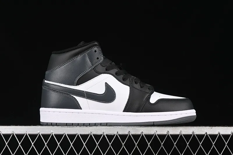 All categories Air Jordan Jordan series basketball shoes Air Jordan 1 Mid Air Jordan 1 Mid AJ1 Joe 1 white black gray Chinese culture and leisure sneakers DQ8426-001